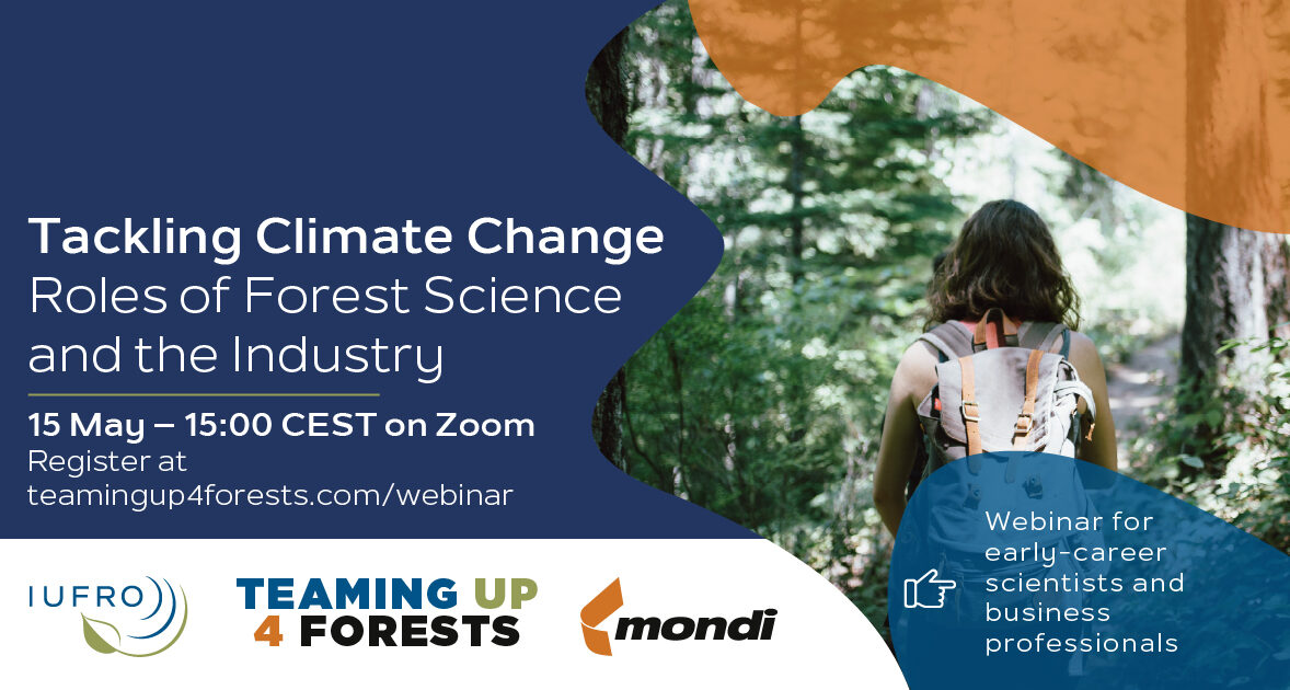 Webinar – Tackling climate change: the roles of forest science and the industry
