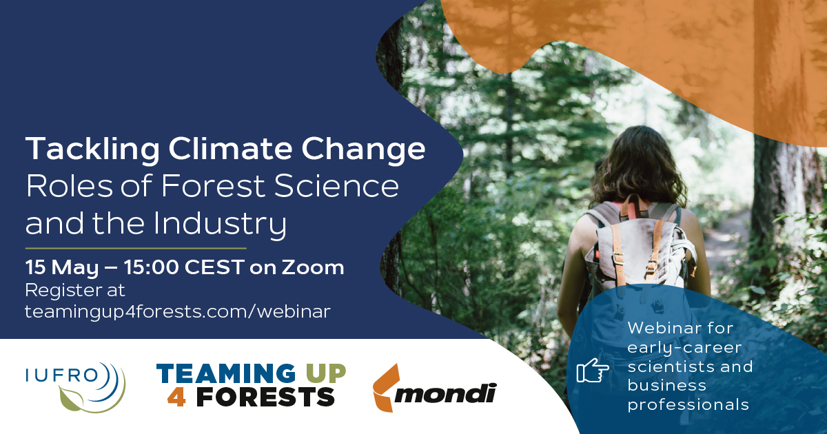 Webinar – Tackling climate change: the roles of forest science and the industry