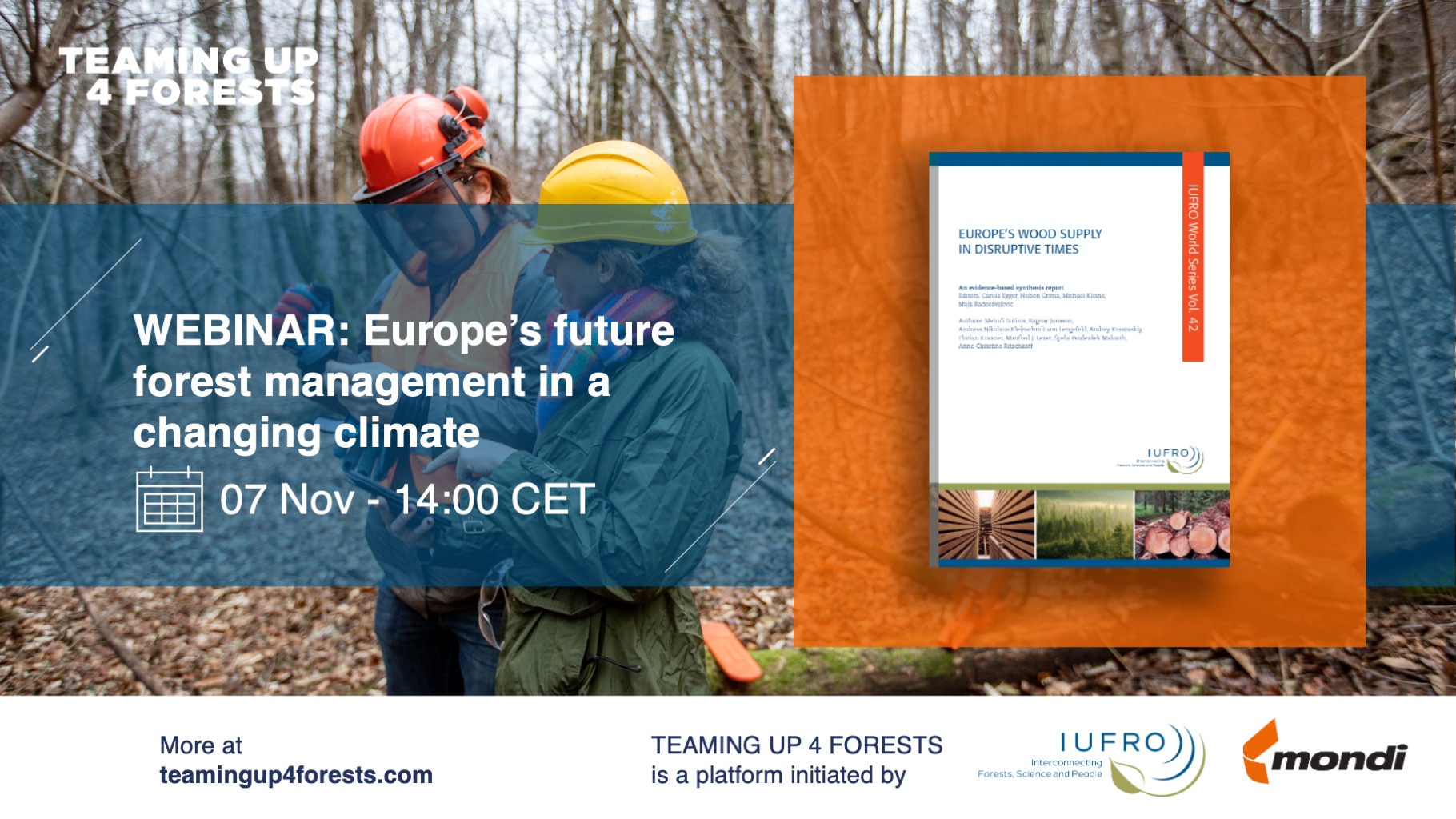 Webinar – Europe’s future forest management in a changing climate